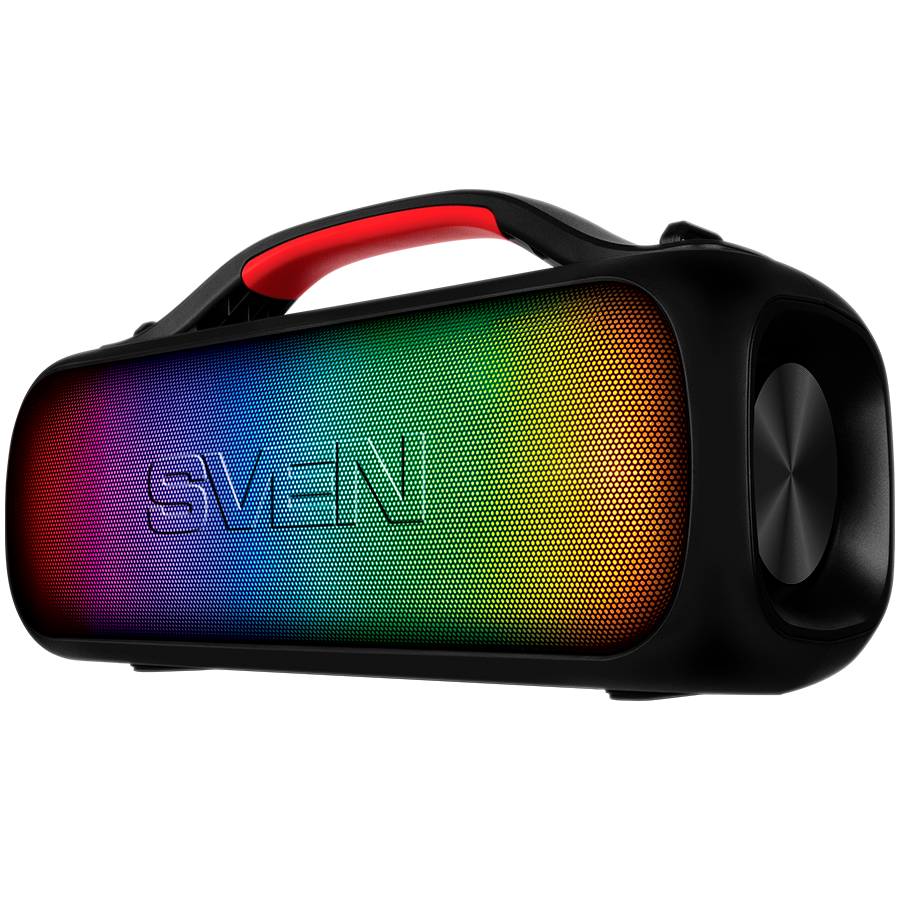 Speaker SVEN PS-360, black (24W, Waterproof (IPx5), TWS, Bluetooth, FM, USB, 3000mA*h)