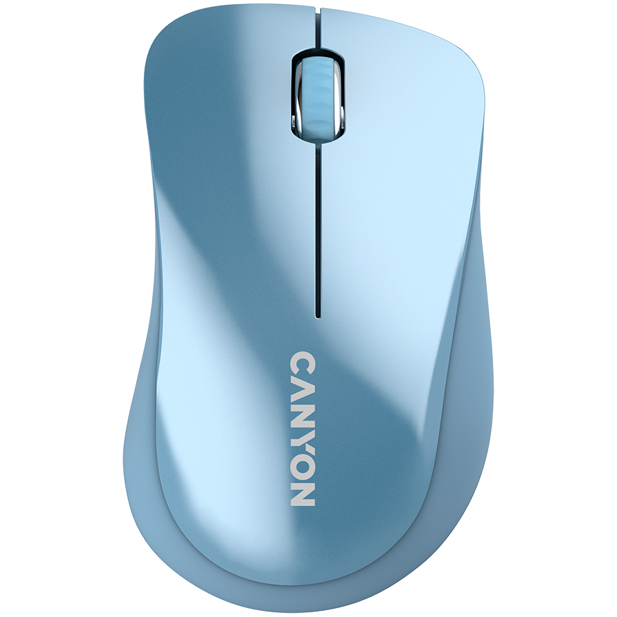 CANYON MW-11, 2.4 GHz  Wireless mouse ,with 3 buttons, DPI 1200, Battery:AAA*2pcs  ,Blue67*109*38mm 0.063kg