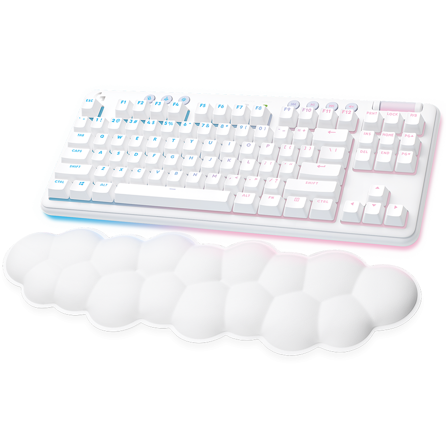 LOGITECH G715 TKL LIGHTSPEED RGB Wireless Gaming Keyboard - OFF WHITE - NORDIC - LINEAR