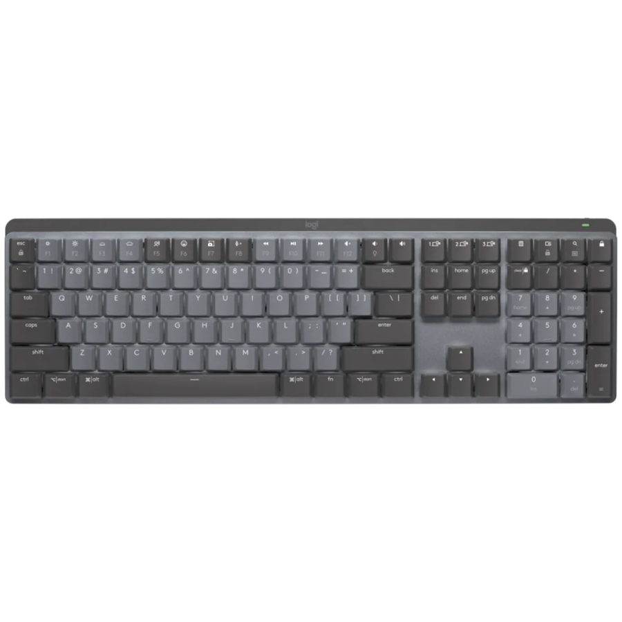 LOGITECH MX Mechanical Mini for Mac Minimalist Wireless Illuminated Keyboard  - PALE GREY - PAN - 2.4GHZ/BT - EMEA-914 - TACTILE