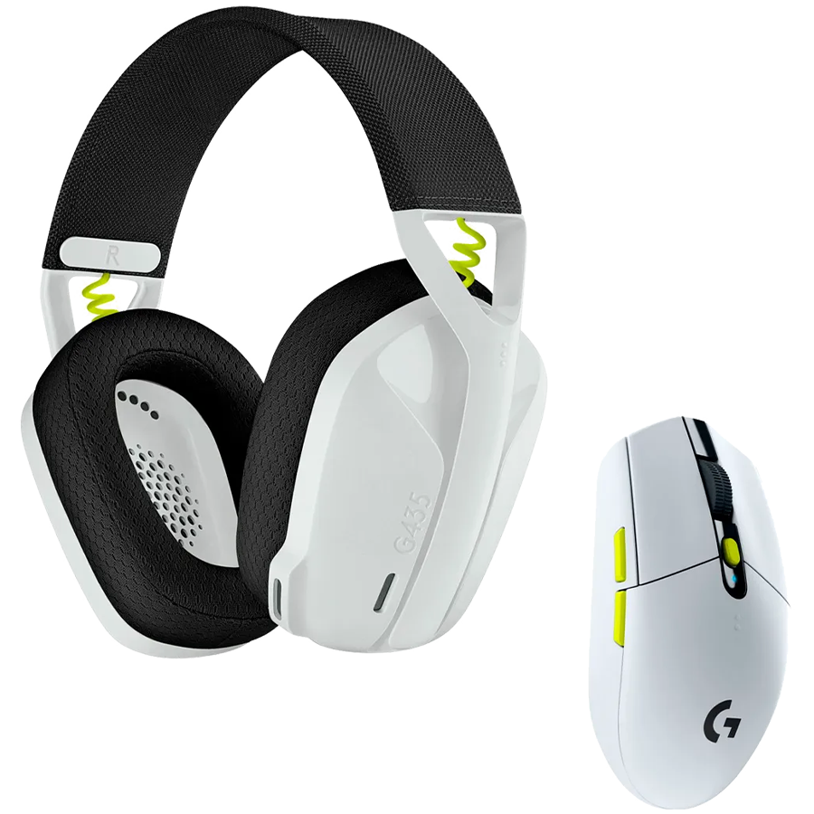 LOGITECH G435SE/G305SE Wireless Gaming Combo - BLACK/WHITE/LIME - EER2