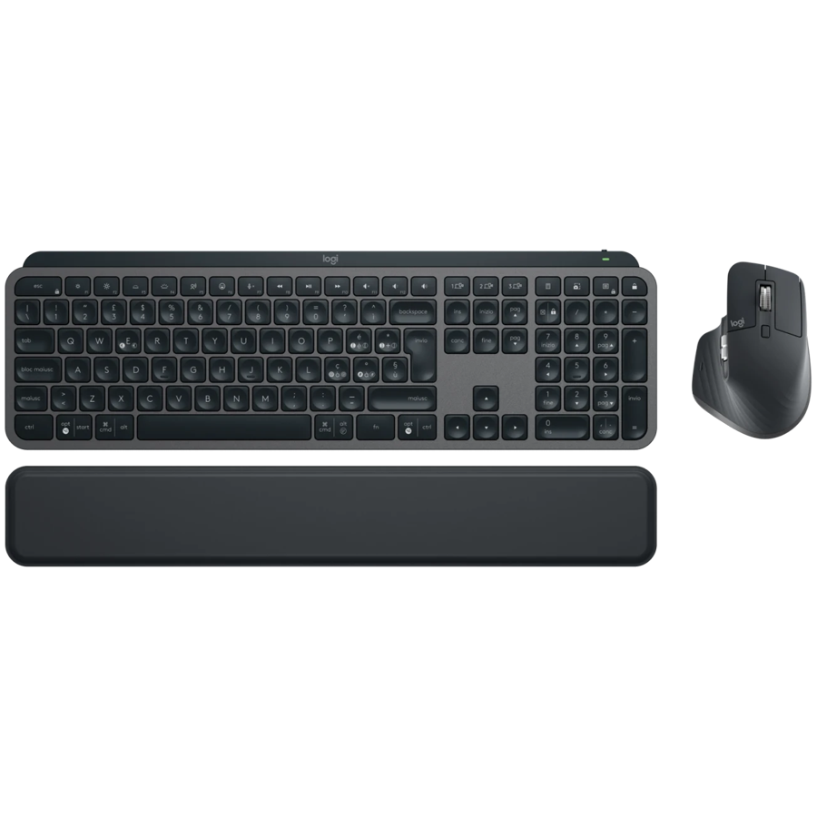 LOGITECH MX KEYS COMBO for BusinessGen2 - GRAPHITE - UK - BT- INTNL-973