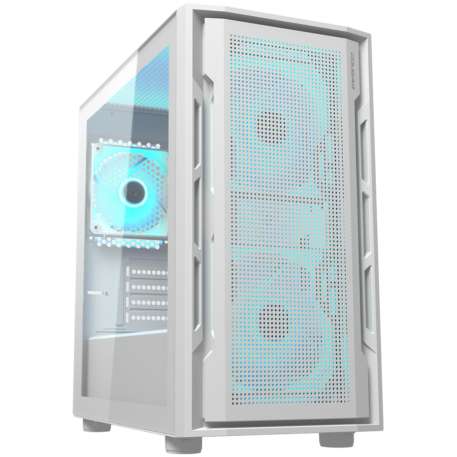 COUGAR UNIFACE MINI RGB, PC Case, Mini Tower, White