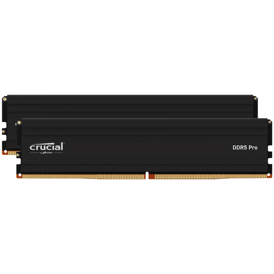 Crucial Pro 96GB Kit (2x48GB) DDR5-5600 UDIMM CL46 (24Gbit)
