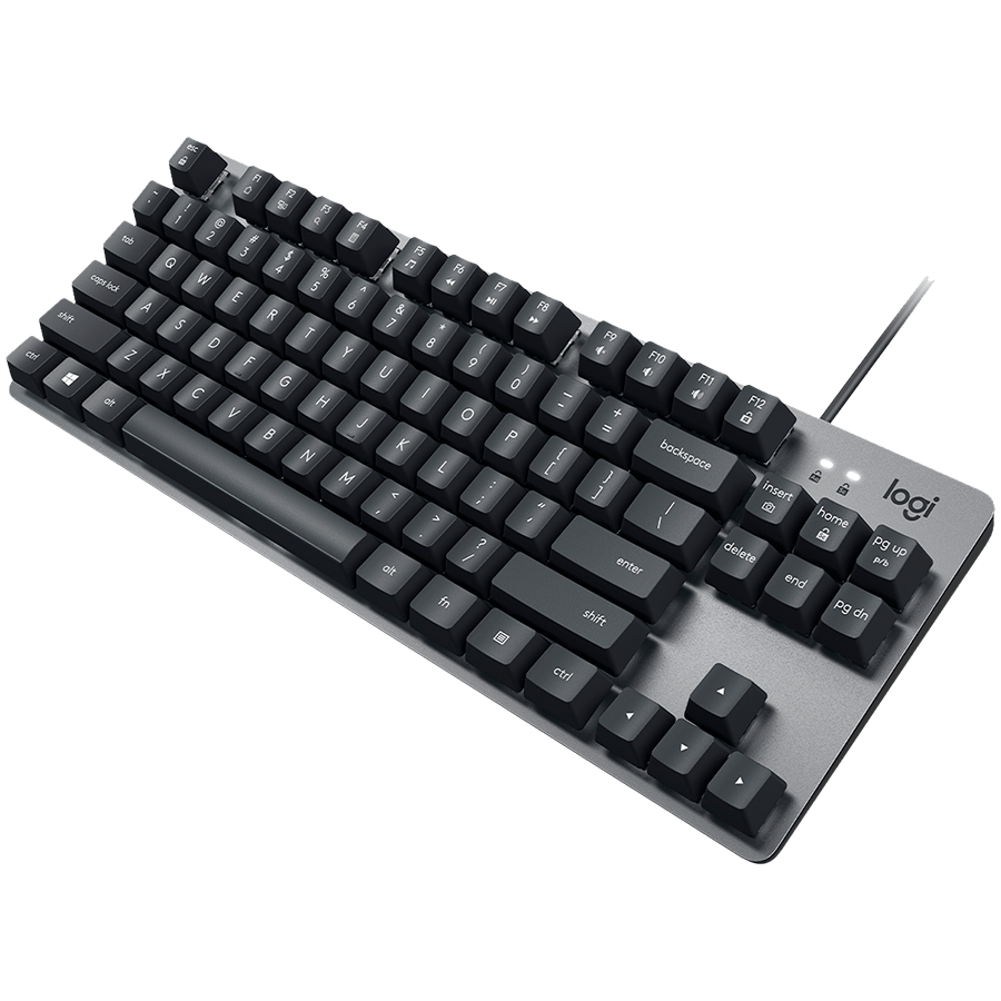 LOGITECH K835 TKL Mechanical Keyboard - GRAPHITE/SLATE GREY - USB - NORDIC - TTC RED