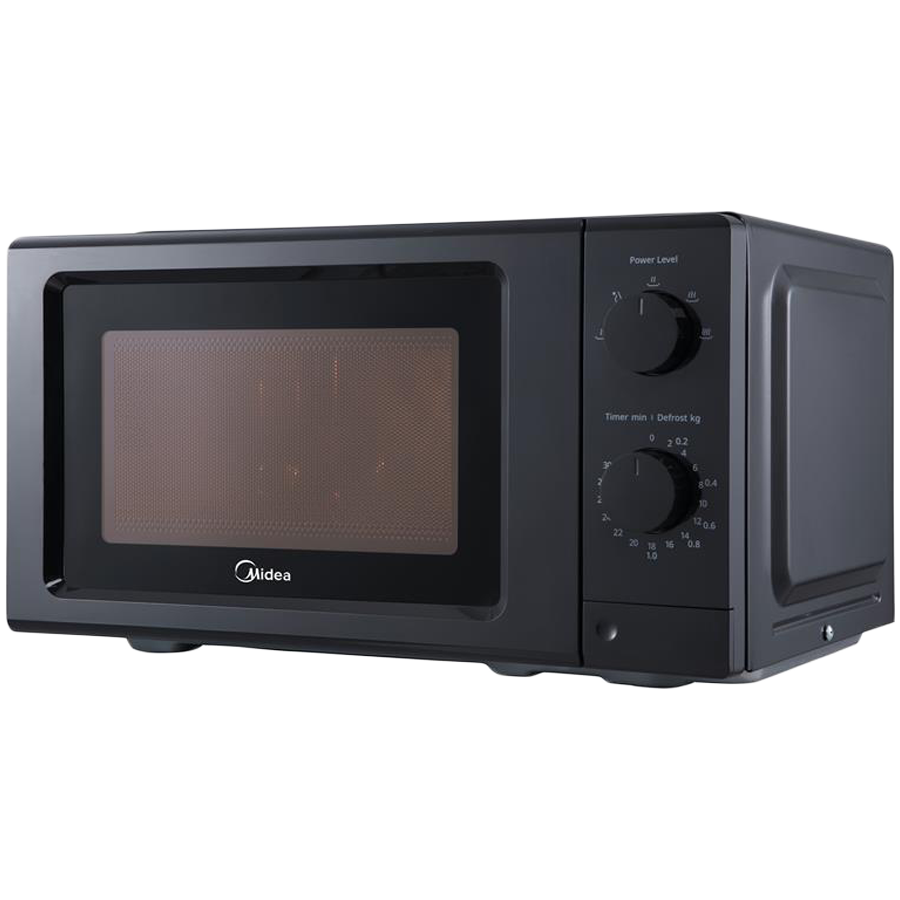 Power 700 W, Volume: 19 l, Control: mechanical,  Turntable material: Glass, Homogeneous cooking, Eco-friendly, 10 Years warranty on Magnetron,  Product dimension: 422*329*237,5 mm, Color: Black