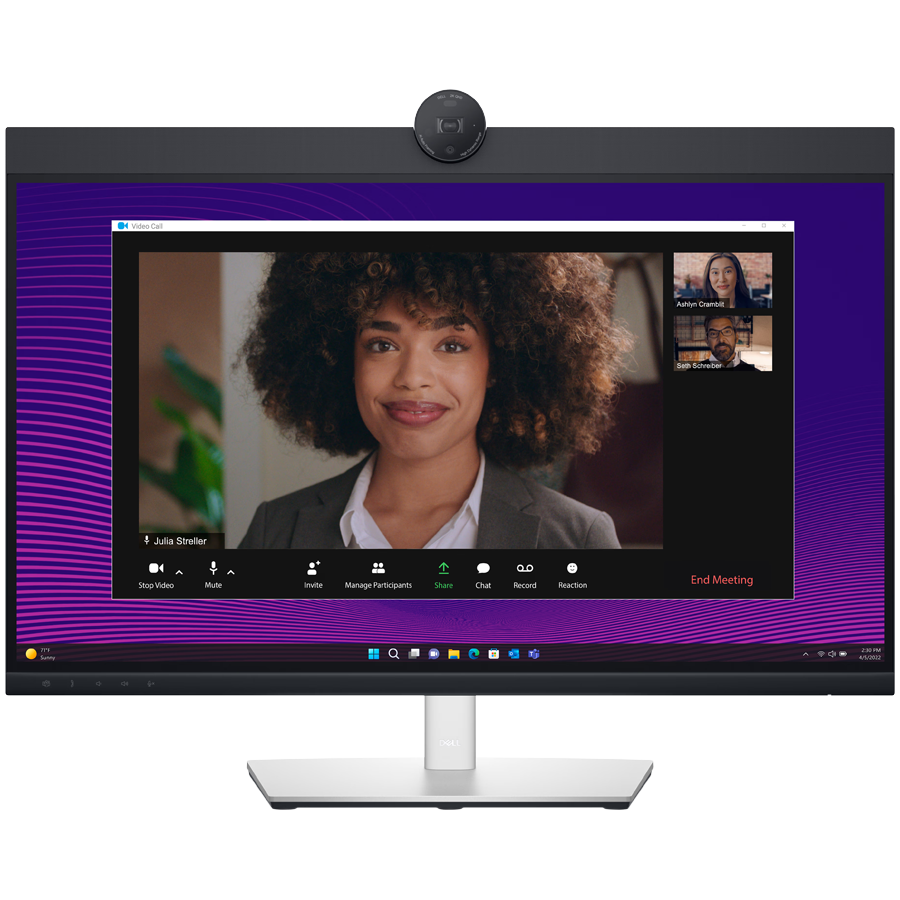 Monitor DELL P2724DEB Video Conferencing 27", 2560x1440, QHD, IPS Antiglare, 16:9, 1000:1, 350 cd/m2, 8ms/5ms, 178/178, 2xDP, HDMI, 2xUSB-C (DP/PD), USB-B, 3xUSB-A, RJ-45, Audio line out, 2x5