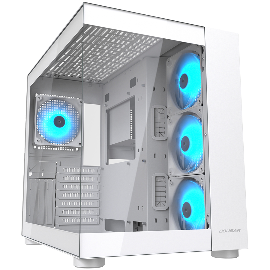 COUGAR FV150 RGB PC Case, Mid tower, White
