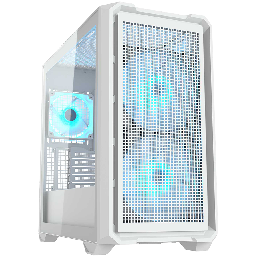 COUGAR MX600 Mini RGB PC Case, Mini Tower, White