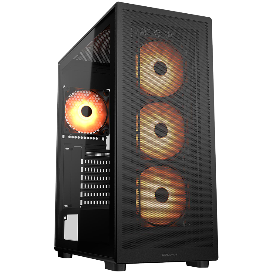 COUGAR MX220 RGB PC Case, Mid Tower, Black