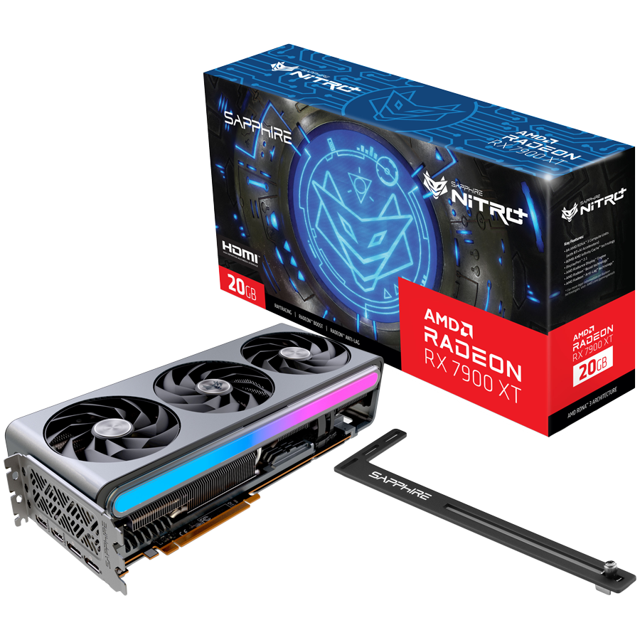 SAPPHIRE NITRO+ AMD RADEON RX 7900 XT GAMING OC VAPOR-X 20GB GDDR6 DUAL HDMI / DUAL DP