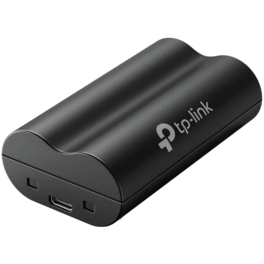 TP-Link Tapo A100 Tapo Battery Pack, 3.6V 6700mAh 24.12Wh, 1 × Micro USB Port, Rechargeable Battery, Works with Tapo Battery Camera & Doorbell, Short-circuit Protection, Over-voltage Protecti
