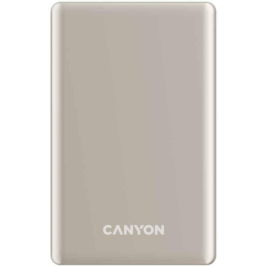 CANYON power bank OnPower 510 slim Magnetic 10000 mAh PD20W Bež