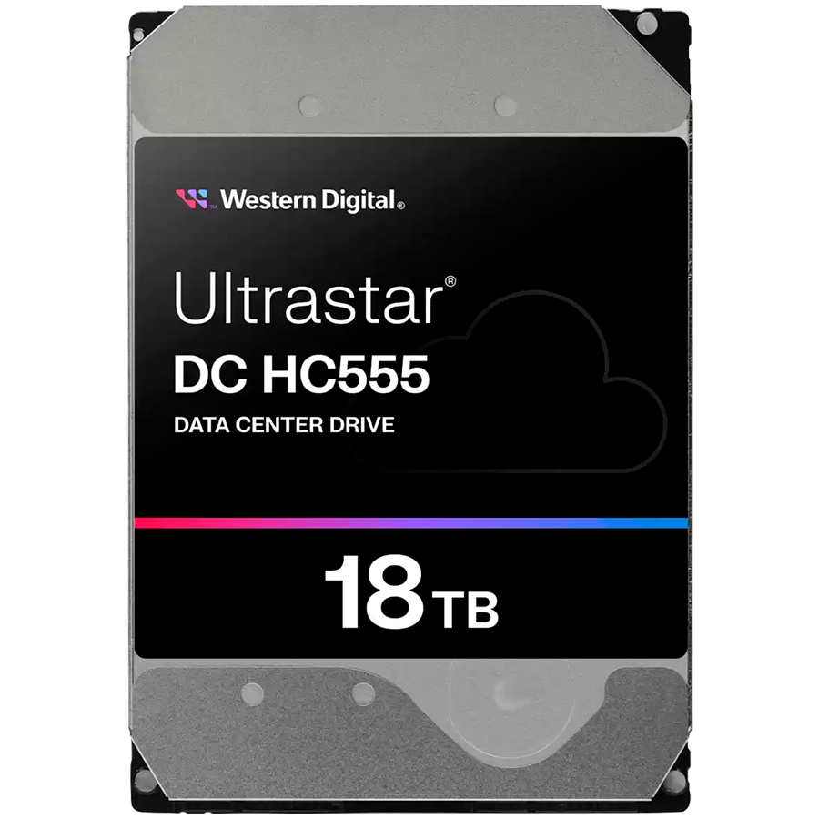 HDD Server WD/HGST ULTRASTAR DC HC555 (3.5’’, 18TB, 512MB, 7200RPM, SAS 12Gb/s, 512E SE P3) SKU: 0B47747