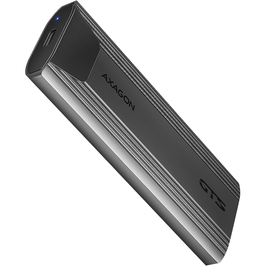 SSD ACC ENCLOSURE M.2 NVME/SATA USB-C EEM2-GTS2 AXAGON