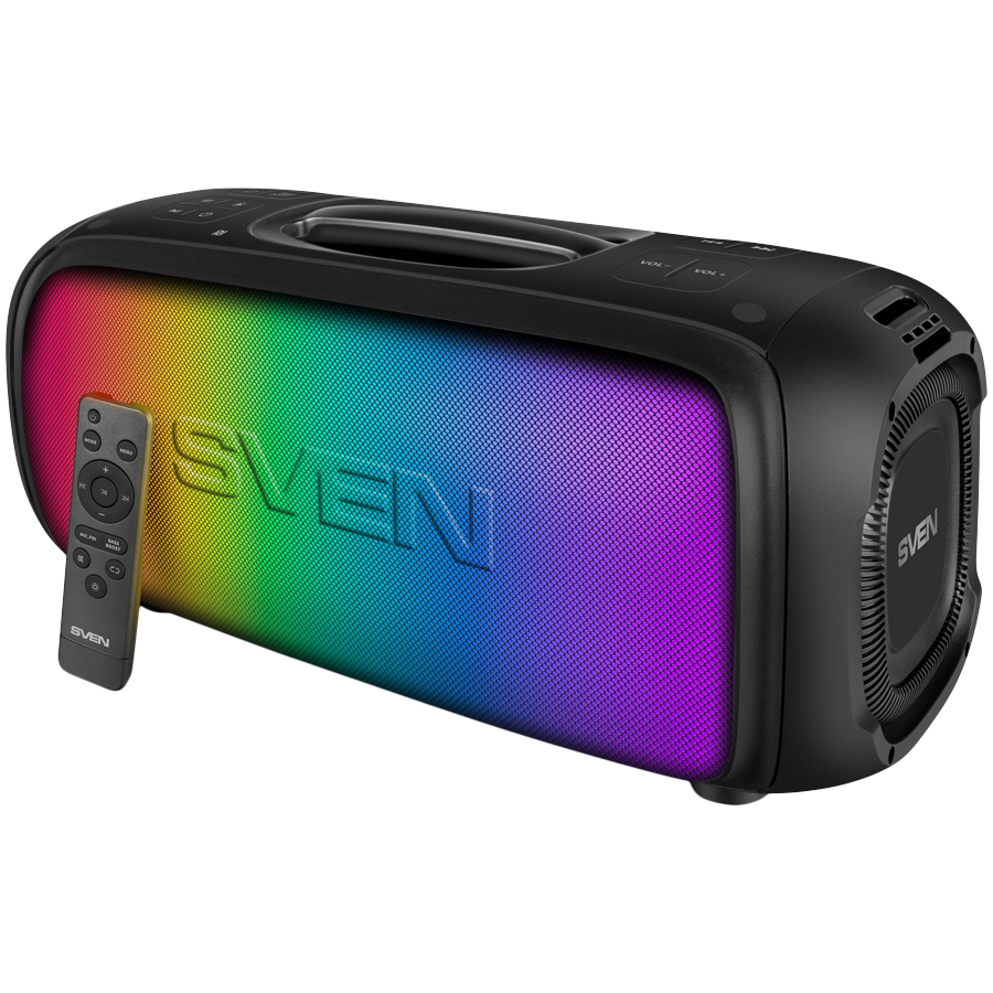 Party speaker system with Bluetooth and FM radio