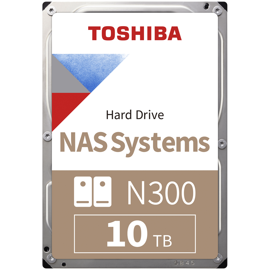 HDD NAS TOSHIBA N300 10TB CMR, 3.5'', 512MB, 7200RPM, SATA, TBW: 180