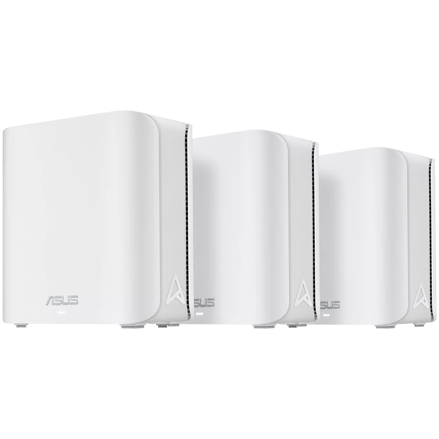 ASUS ZenWiFi BD4 (3-paket) BE3600 Dual-band WiFi 7 (802.11be) Mesh sistem, dvojna 2.5G porta, napredna omrežna varnost, starševski nadzor, AiMesh