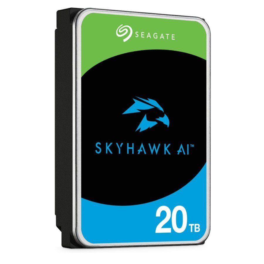 HDD|SEAGATE|SkyHawk AI| 20 TB|Serial ATA III|Buffer 512 MB|7200 RPM|3.5 "|ST20000VE003
