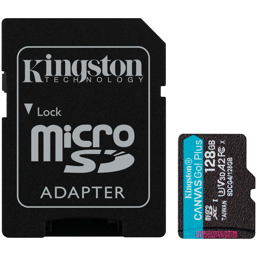 MEMORY MICRO SDXC 128GB UHS-I/W/A SDCG4/128GB KINGSTON
