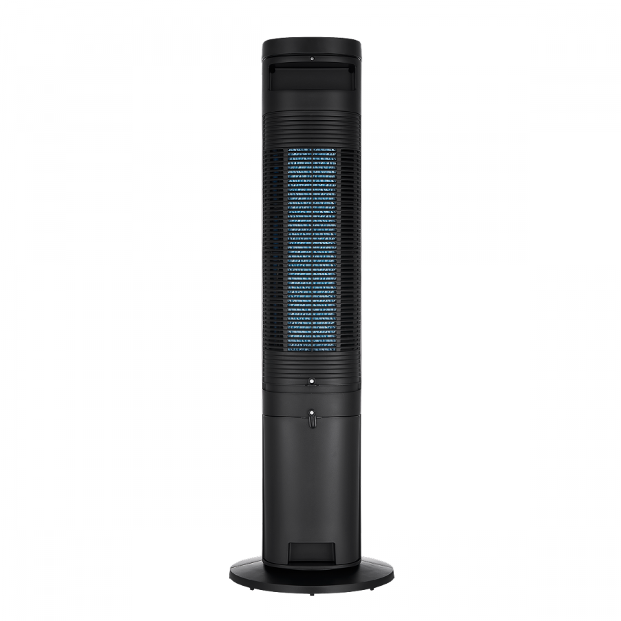 MIDEA Cooling tower fan, 45W, ion purifying, with 2 ice packs, 4L water tank, 3 wind modes (Normal, Sleep, Eco), 3 speeds, airflow 300m³/h, 7-hour timer, auto-oscillating blades (60°), remote control,