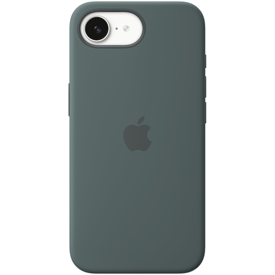 iPhone 16e Silicone Case – Lake Green