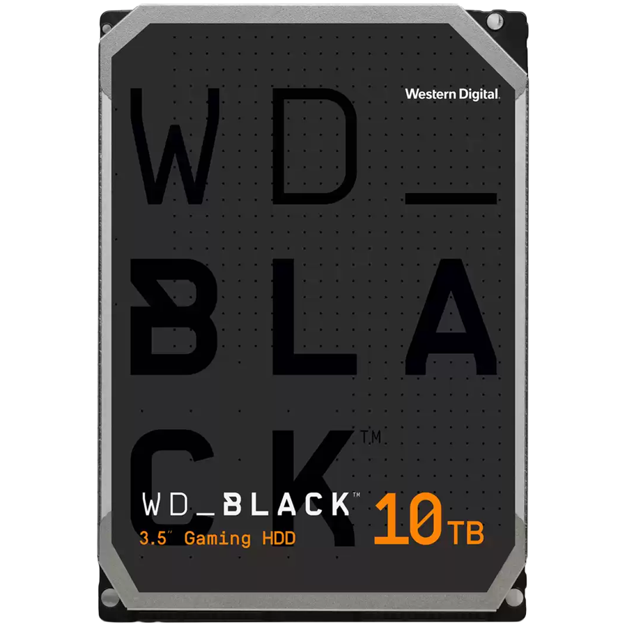 Hard disk uri - HDD Desktop WD Black 10TB CMR, 3.5'', 256MB, 7200 RPM, SATA