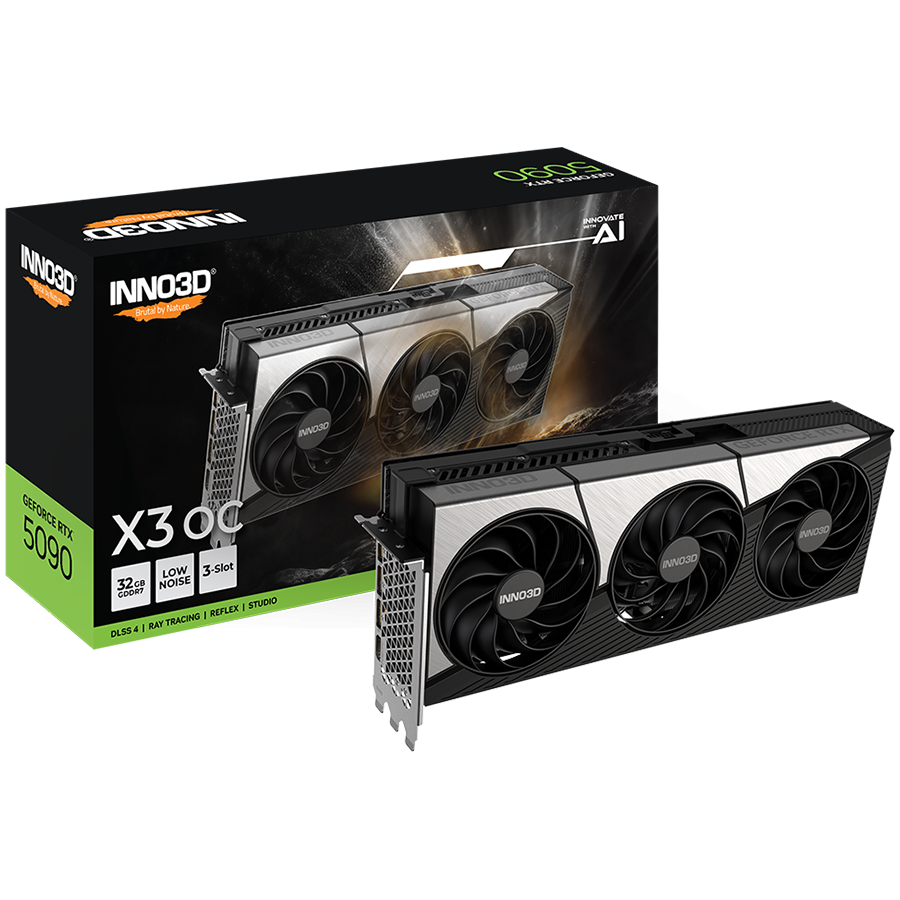 INNO3D GeForce RTX 5090 X3 OC 32GB GDDR7 512-bit HDMI 3x DP
