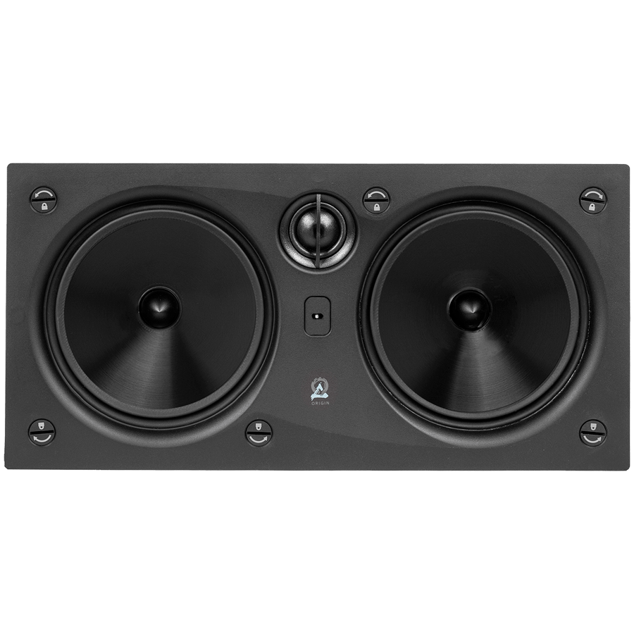Origin Acoustics LCR67 Theater Series In-Wall with Exclusive Silk DPSD Tweeter, Dual 6.5'' Glass Fiber Woofers