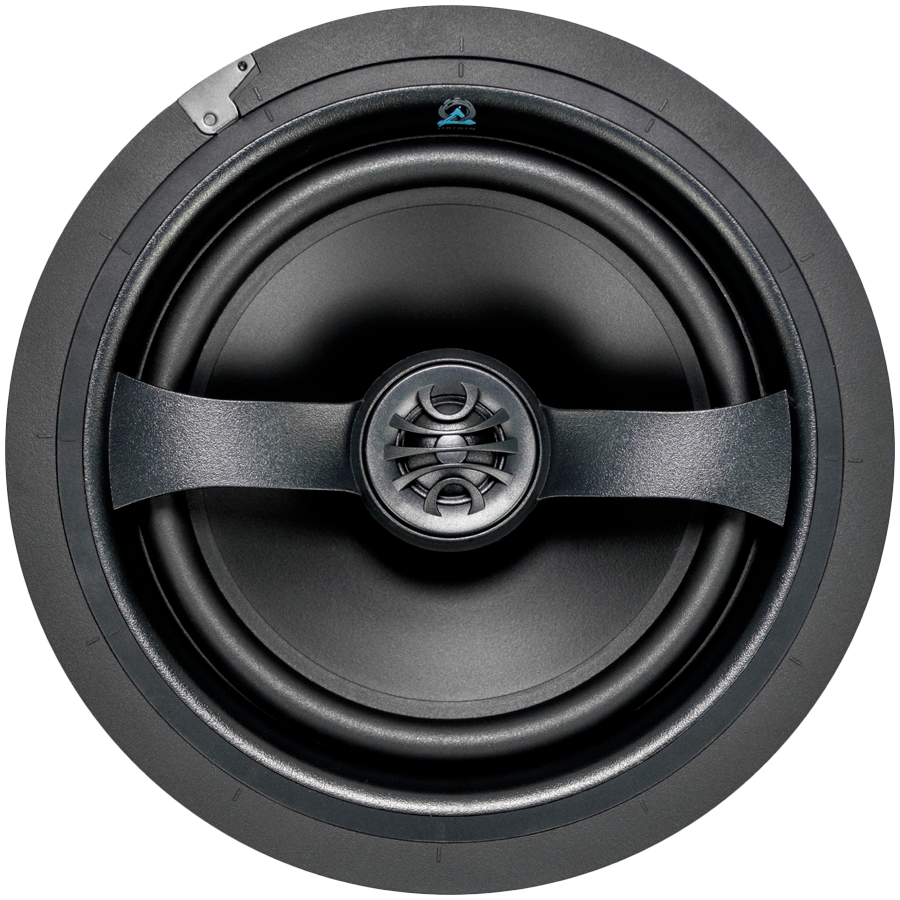 Origin Acoustics D80-8 Director In-Ceiling with Silk Tweeters and 8'' Poly-Rubber Woofer, 8 Pcs