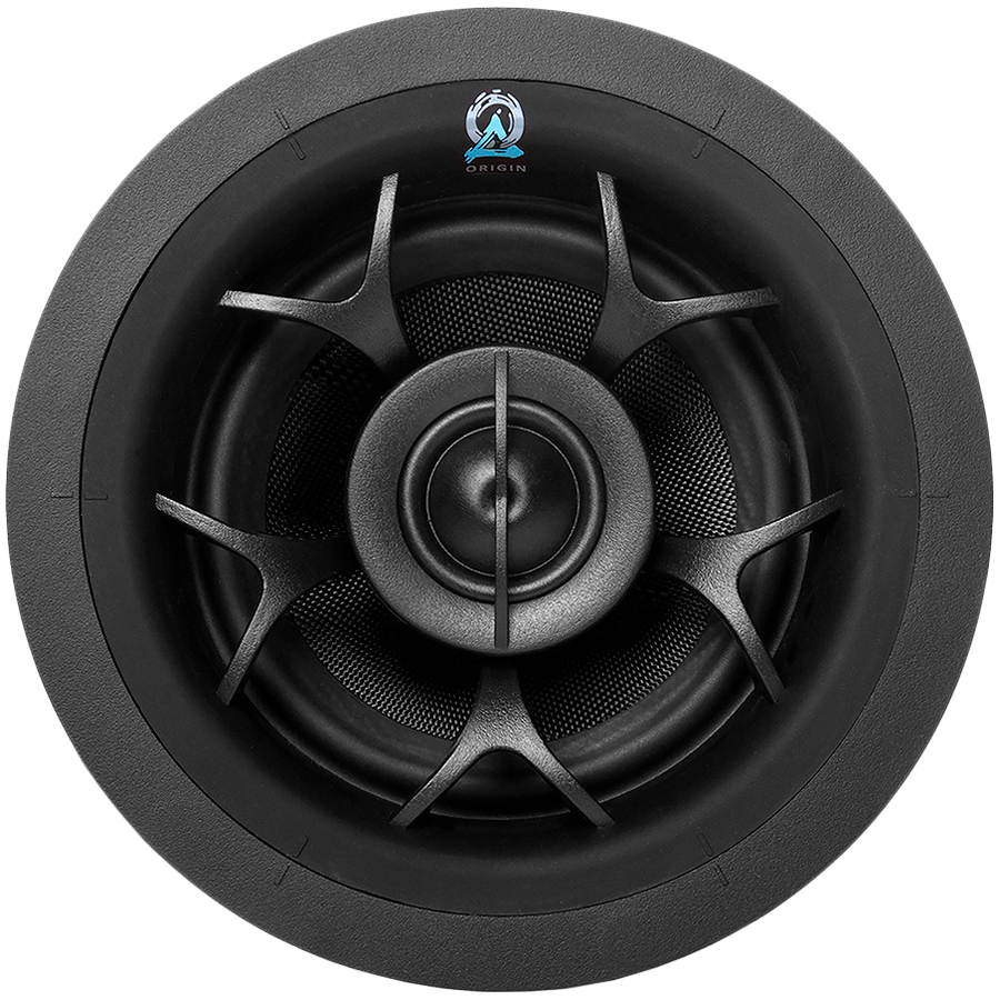 Origin Acoustics D57 Director In-Ceiling Silk DPSD Tweeter, 5'' Glass Fiber Woofer