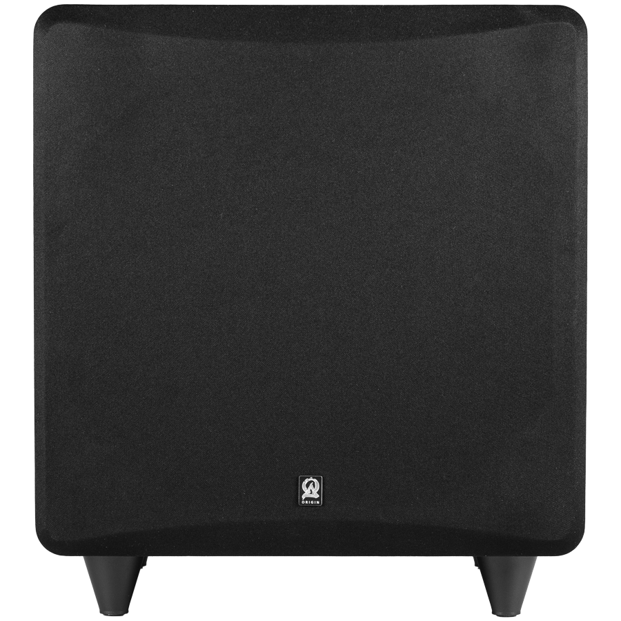 Origin Acoustics SUBV10P Performance Powered Subwoofer with Premium Line Grain Finish, 10'' Driver