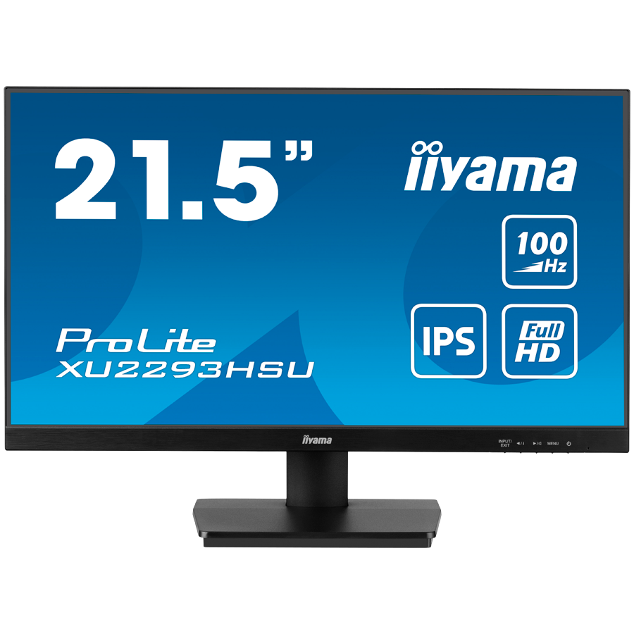 IIYAMA Prolite XU2293HSU-B7 poslovni monitor - 54.5 cm (21.5"), FULL HD (1920x1080), IPS LED, 100Hz, 300 cd/m², mat / črn