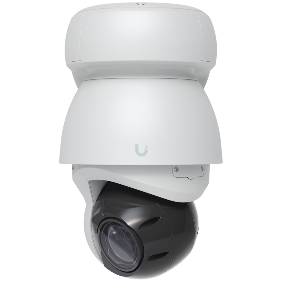 Ubiquiti UVC-AI-PTZ-W Industrial-grade 4K PoE++ PTZ camera with enhanced AI capabilities, 22x optical zoom, and long-range adaptive IR LED night vision