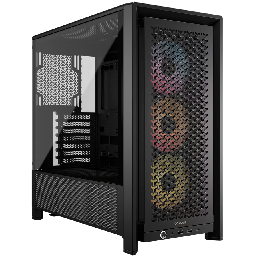 CORSAIR FRAME 4000D RS ARGB Modular Mid-Tower, računalniško ohišje, črno
