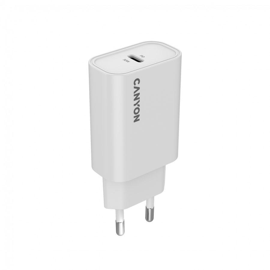 CANYON charger OnCharge 30CL Max Power 30W 1xPD EU White
