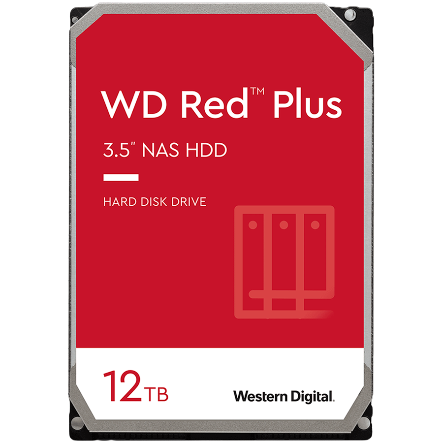 HDD|WESTERN DIGITAL|Red Plus| 12 TB|Serial ATA III|Buffer 512 MB|7200 RPM|3.5 "|WD120EFGX