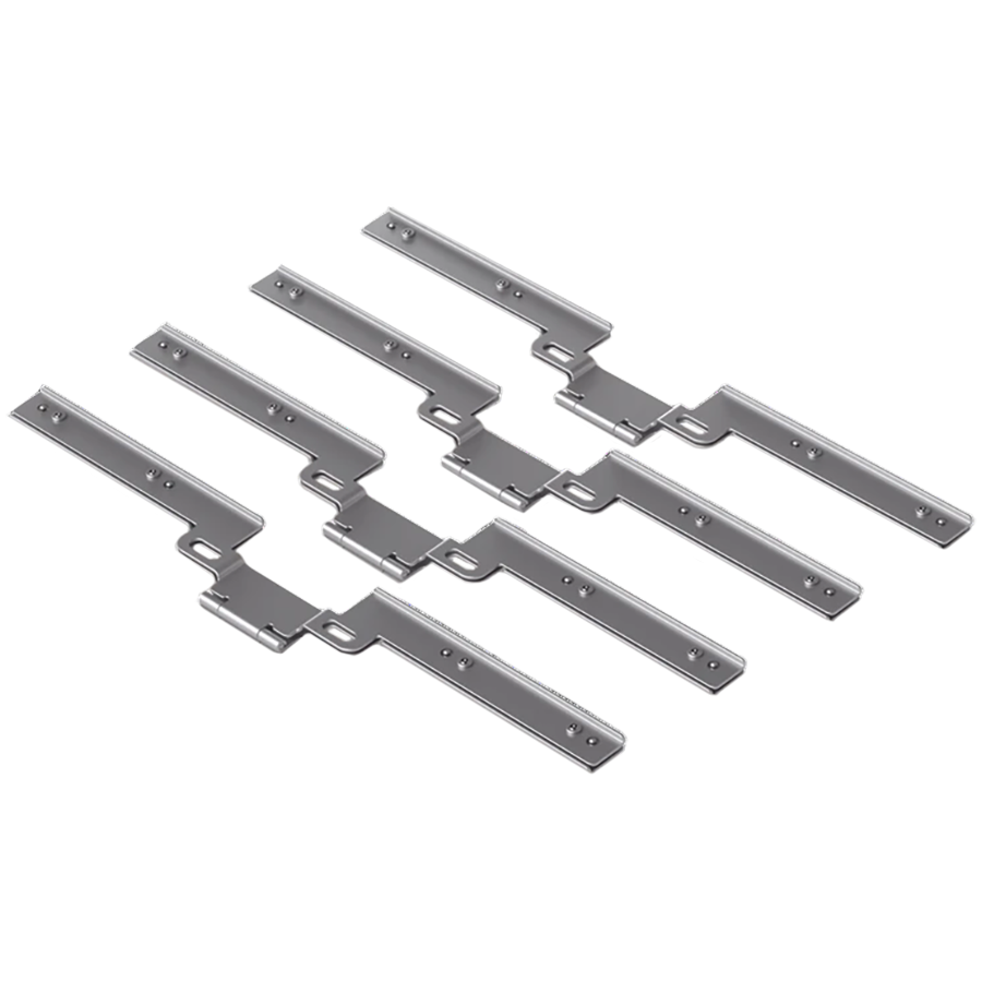 Ubiquiti Toolless Mini Rack Stacking Kit accessory set that connects two Toolless Mini Racks to create a 12U network rack