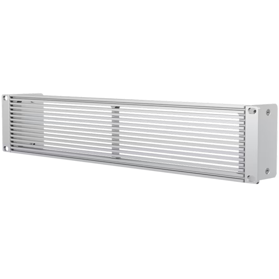 Ubiquiti Rack Mount OCD Panels UACC-Rack-Panel-Vented-2U Standalone insert that can be easily installed into an existing network equipment rack to create a clean, uniform aesthetic, 2U