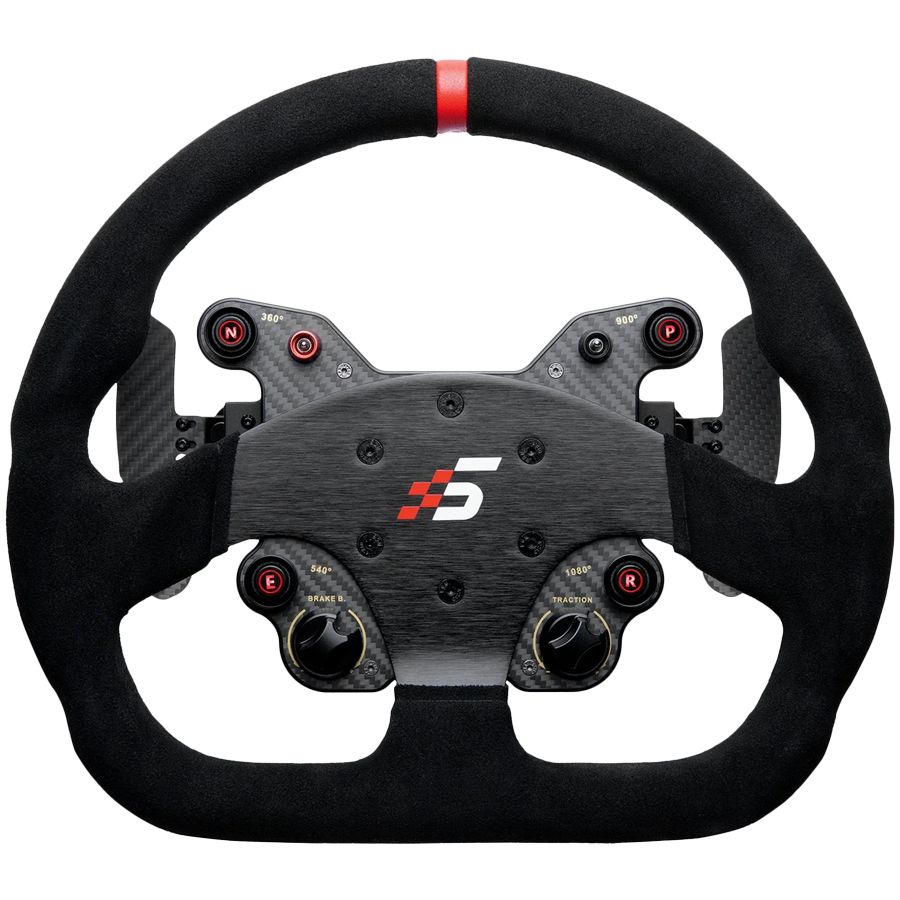 SIMAGIC GT1 330mm handlebar, D-type, QR70, magnetic pedals, suede, S212