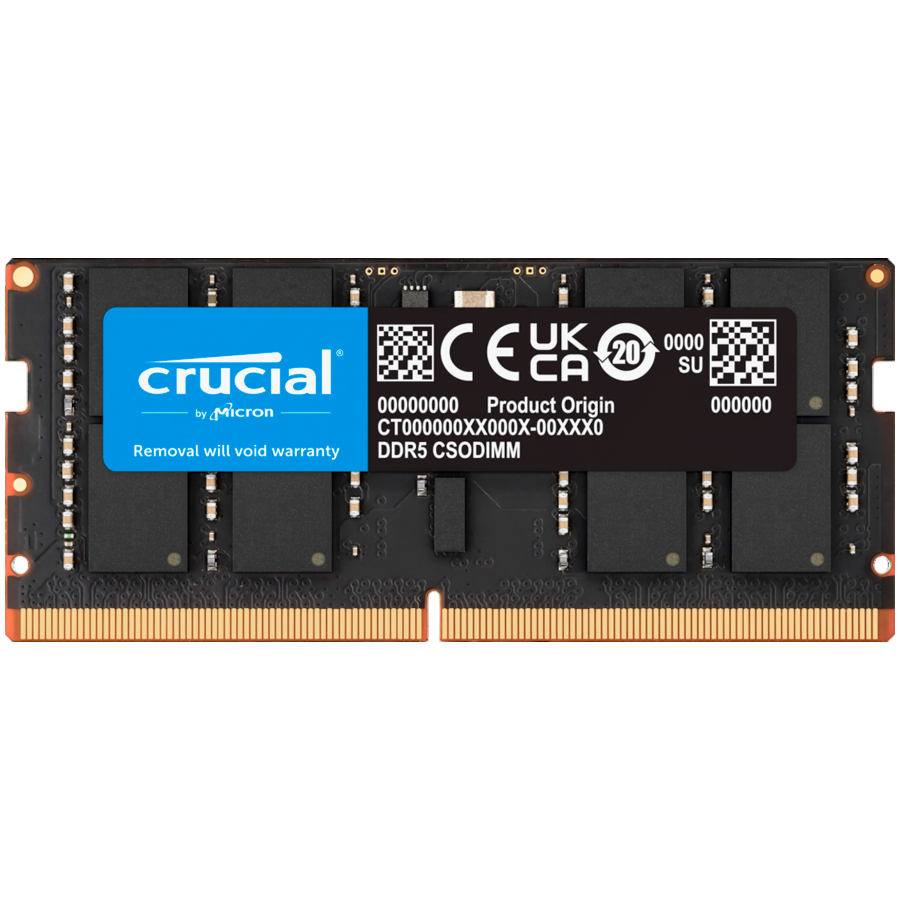 Crucial 32GB DDR5-6400 CSODIMM CL52 pomnilnik