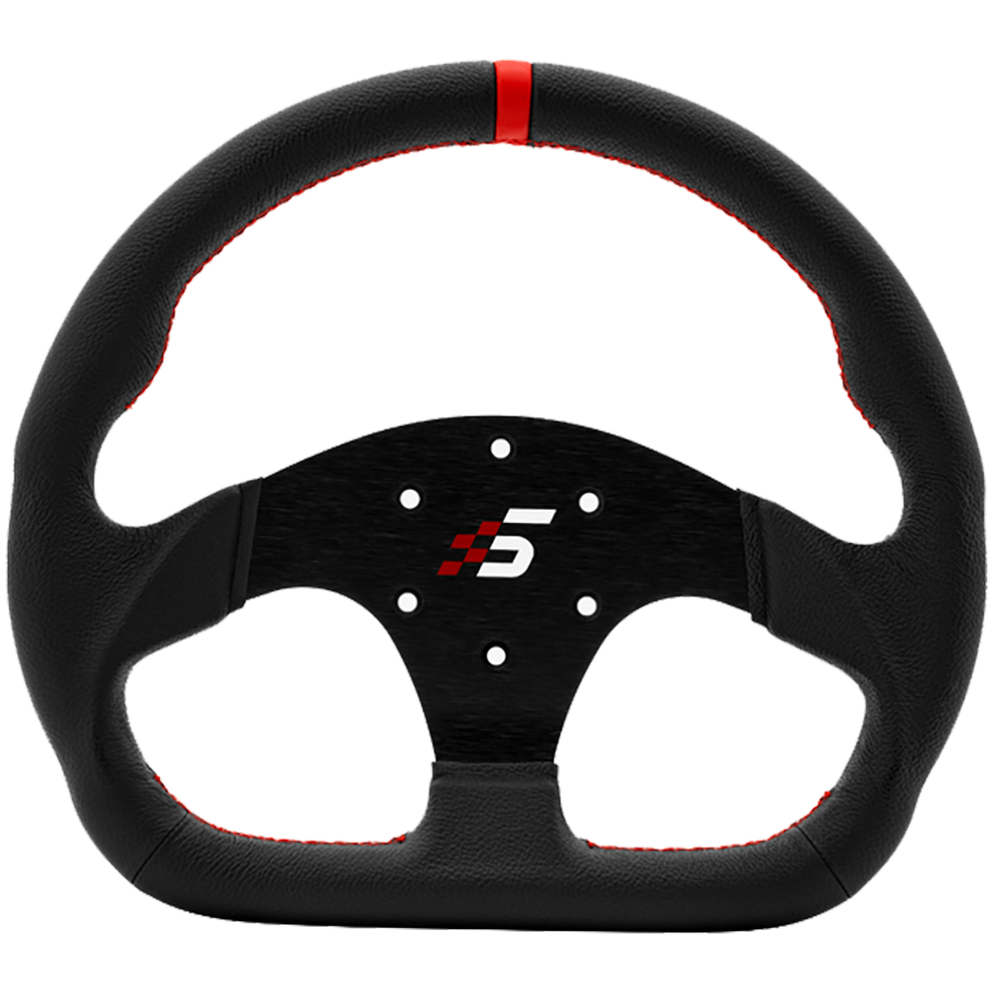 SIMAGIC D-Shaped Steering wheel without HUB, 325mm, Leather. S408