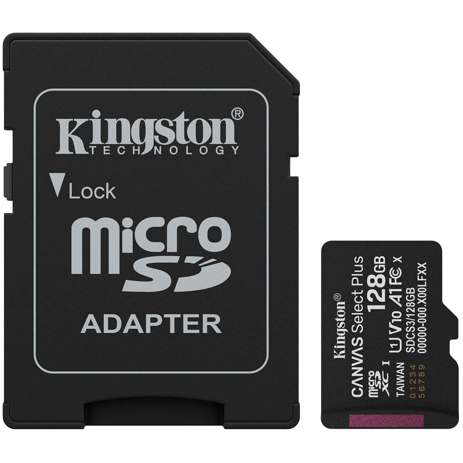 MEMORY MICRO SDXC 128GB UHS-I/W/ADAPTER SDCS3/128GB KINGSTON