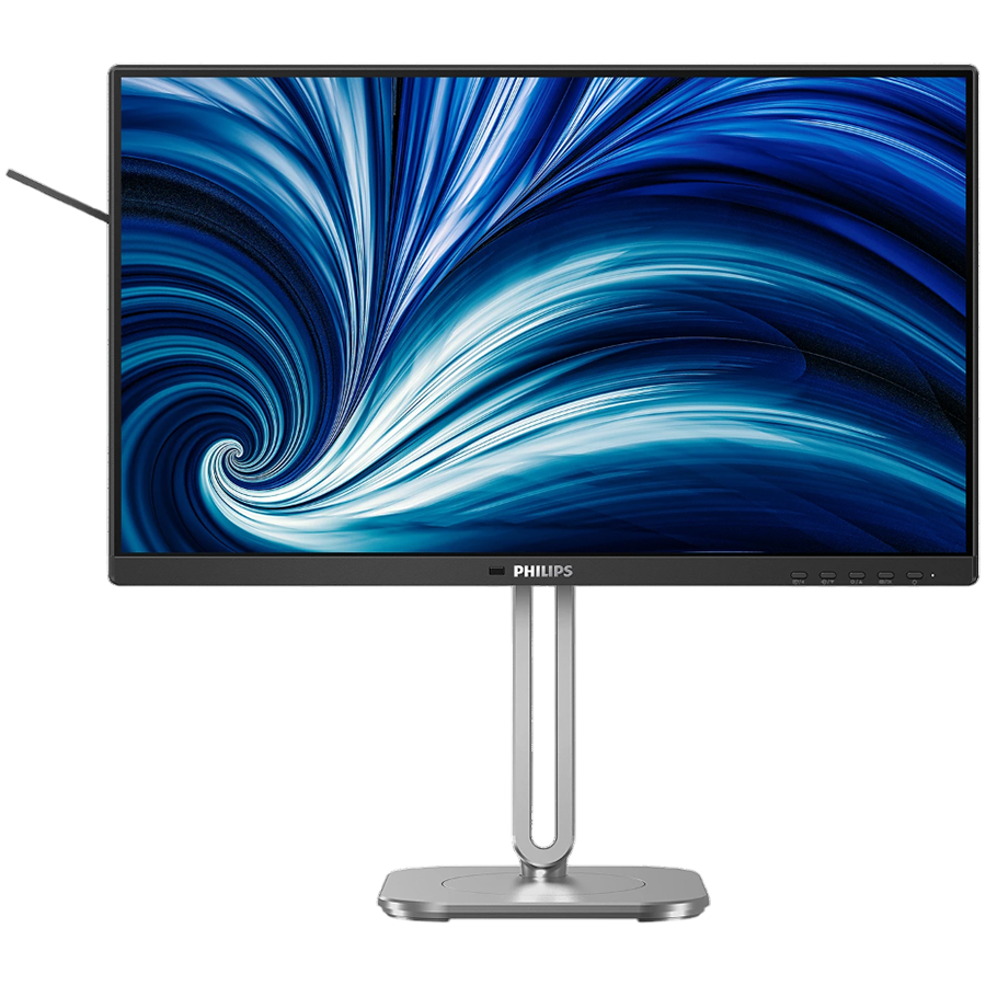 PHILIPS 24B2N4200 poslovni monitor - 60.5cm (24"/23.8" vidno), FHD (1920 x 1080), IPS, 120Hz, 4ms (GTG), Adaptive Sync, USB razdelilnik, 1x D-SUB (VGA), 1x HDMI 1.4, 1x DP 1.2, 5 let garancije