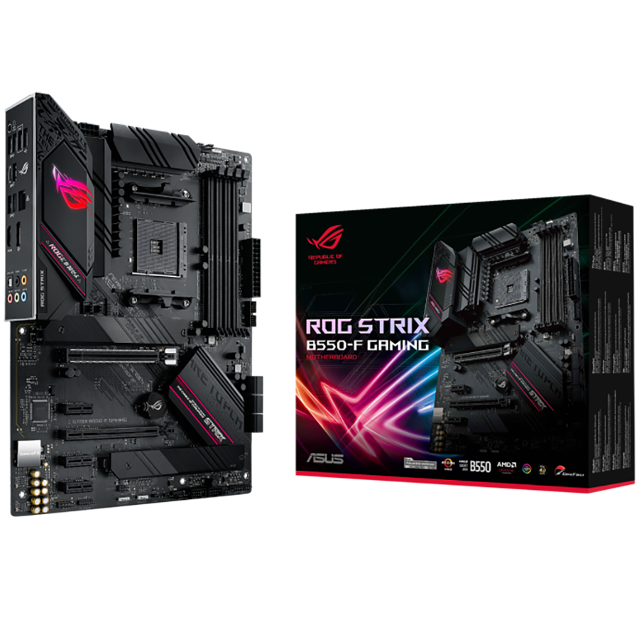 ASUS ROG STRIX B550-F GAMING AM4 ATX osnovna plošča - AMD B550, 4xDDR4, 2xM.2, 6xSATA, 2.5Gb LAN, 1xDP, 1xHDMI, Aura Sync