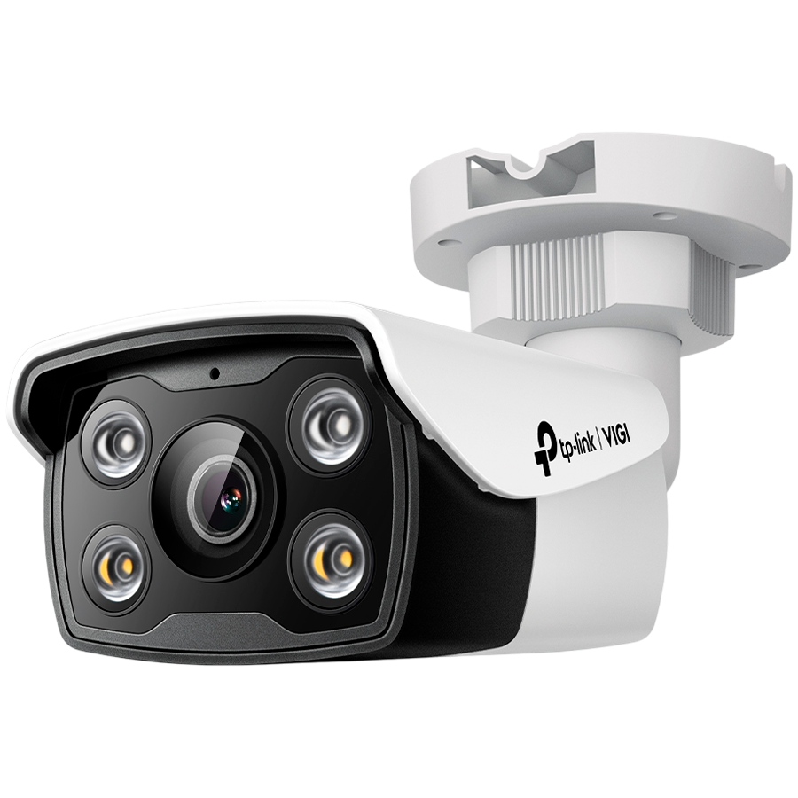 5MP Full-Color Bullet Network Camera 5MP, 4mm Fixed Lens, 1/2.7” Progressive Scan CMOS, H.265+/H.265/H.264+/H.264, IR/White LED, 25fps/30fps ( 2880x1620, 2048x1280, 1920x1080,1280x720), IP67,