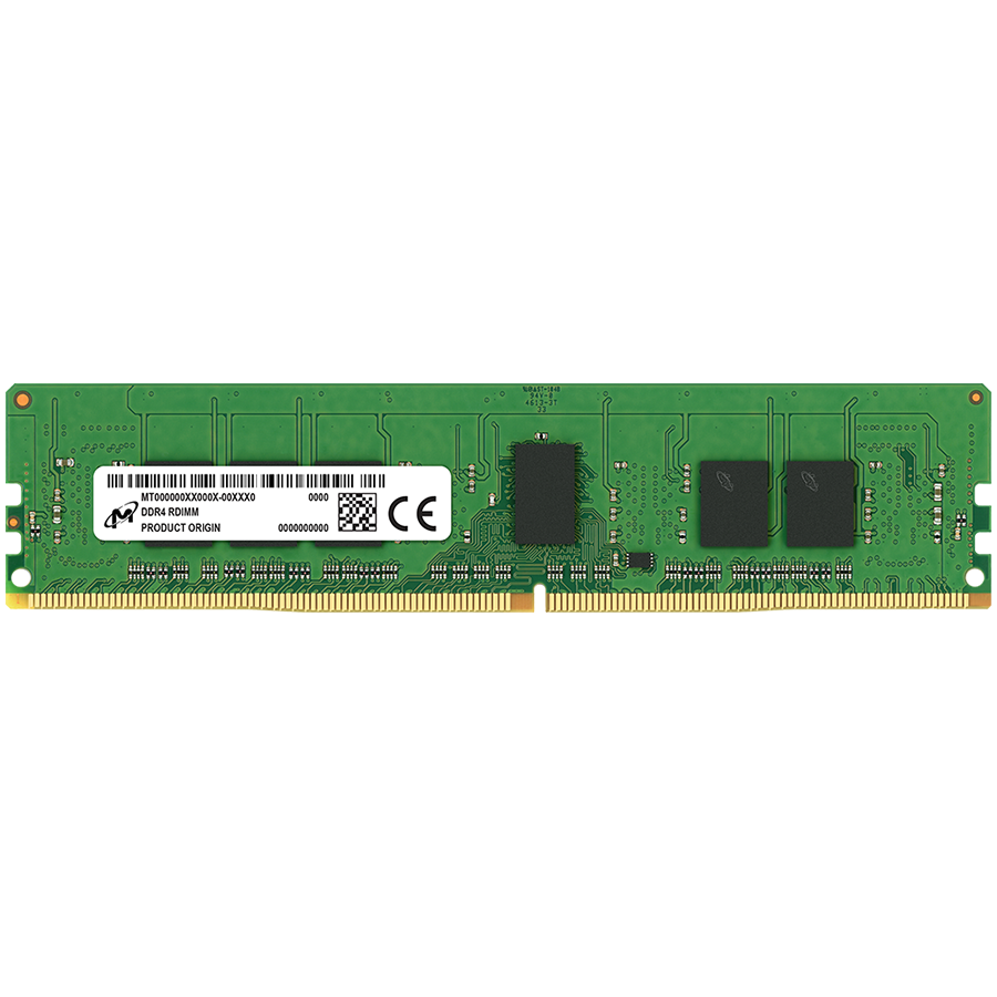 Micron DDR4 RDIMM 8GB 1Rx8 3200 CL22 (8Gbit) (Single Pack)