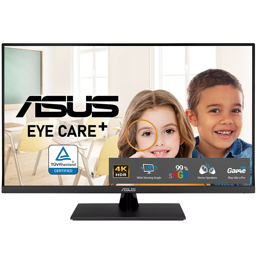 ASUS VP327Q monitor - 80cm (31.5"), 4K UHD (3840 x 2160), VA, Adaptive-Sync, HDR10, 99% sRGB