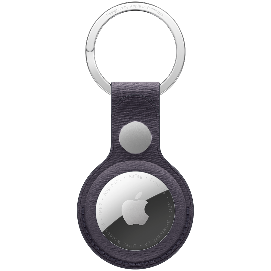 AirTag FineWoven Key Ring - Midnight Purple,Model A3363