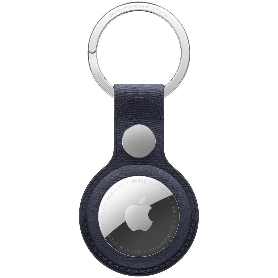 AirTag FineWoven Key Ring - Navy,Model A3363